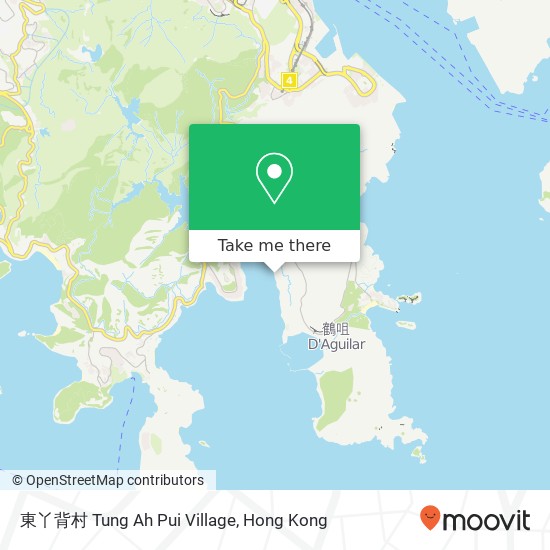 東丫背村 Tung Ah Pui Village map