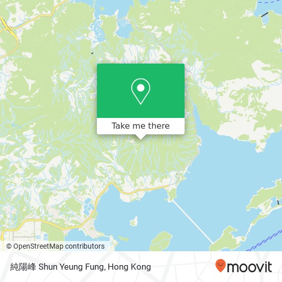 純陽峰 Shun Yeung Fung map