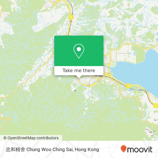 忠和精舍 Chung Woo Ching Sai map