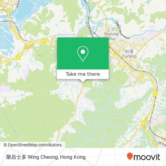 榮昌士多 Wing Cheong map