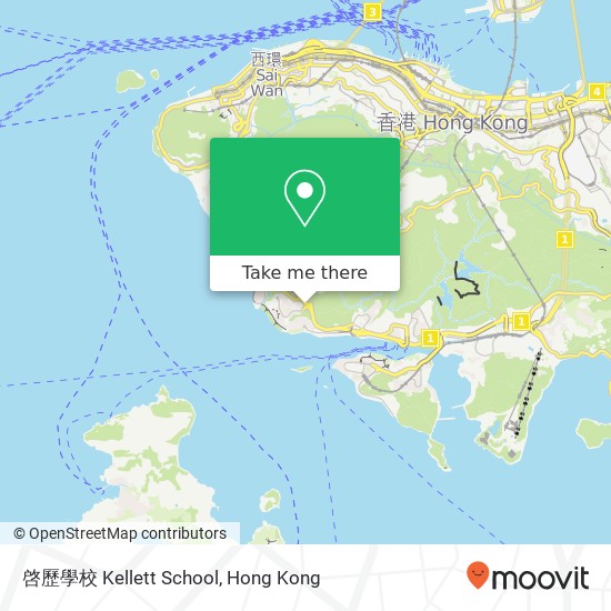 啓歷學校 Kellett School map