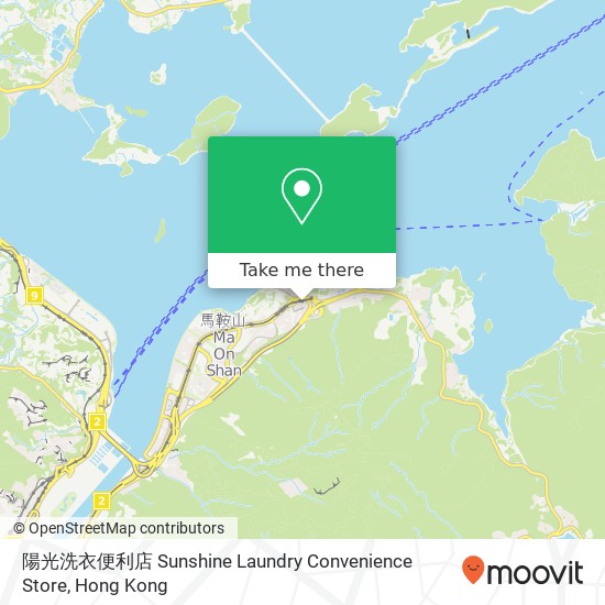 陽光洗衣便利店 Sunshine Laundry Convenience Store map