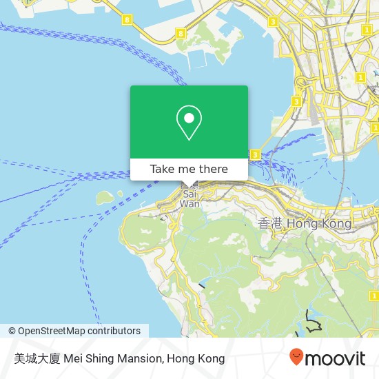 美城大廈 Mei Shing Mansion map