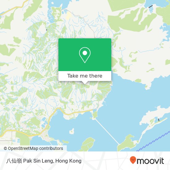 八仙嶺 Pak Sin Leng map