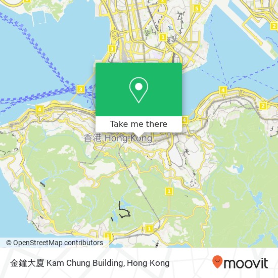 金鐘大廈 Kam Chung Building map