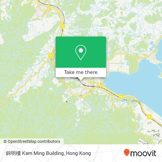錦明樓 Kam Ming Building map