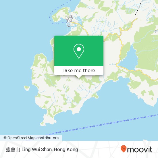 靈會山 Ling Wui Shan map