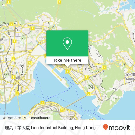 理高工業大廈 Lico Industrial Building map