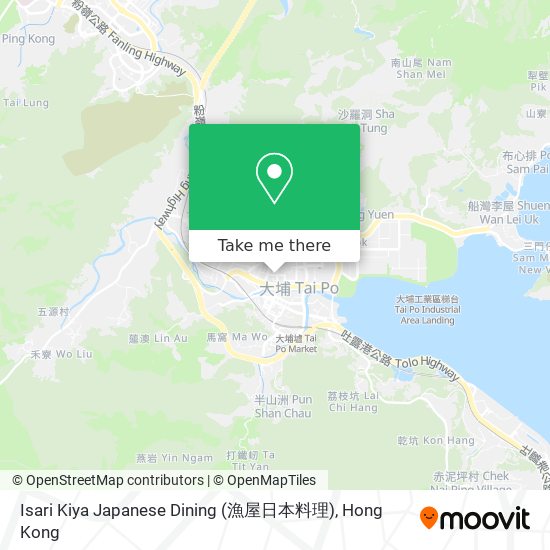 Isari Kiya Japanese Dining (漁屋日本料理) map