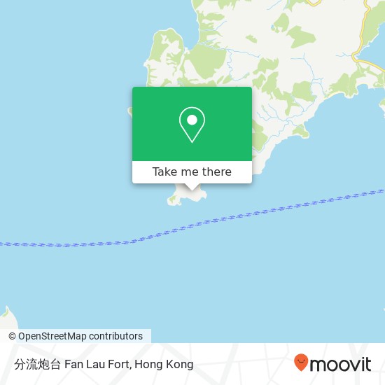 分流炮台 Fan Lau Fort map