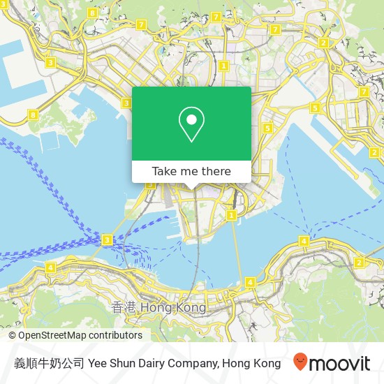 義順牛奶公司 Yee Shun Dairy Company map