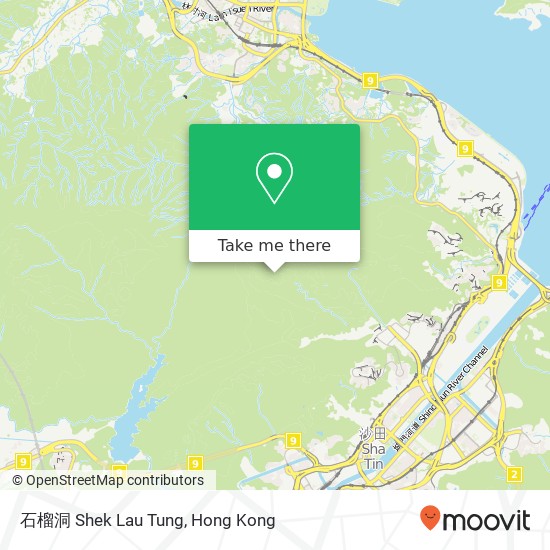石榴洞 Shek Lau Tung map