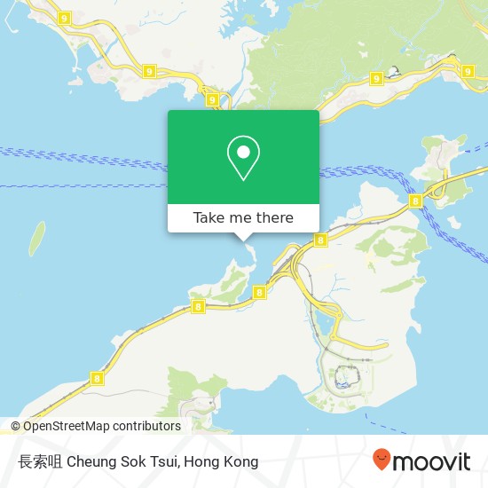 長索咀 Cheung Sok Tsui map