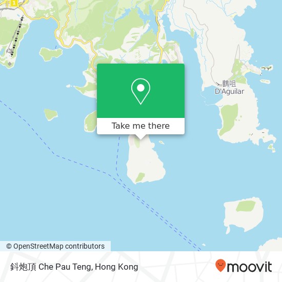 鈄炮頂 Che Pau Teng map