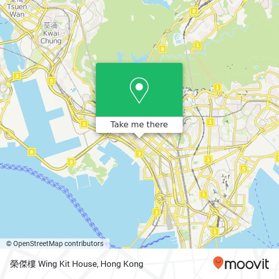 榮傑樓 Wing Kit House map
