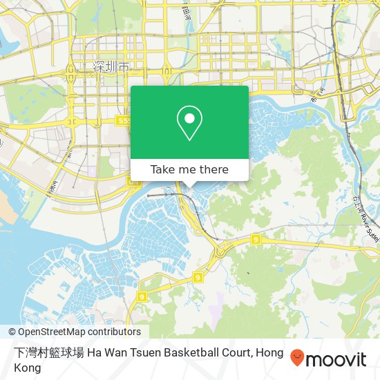 下灣村籃球場 Ha Wan Tsuen Basketball Court map