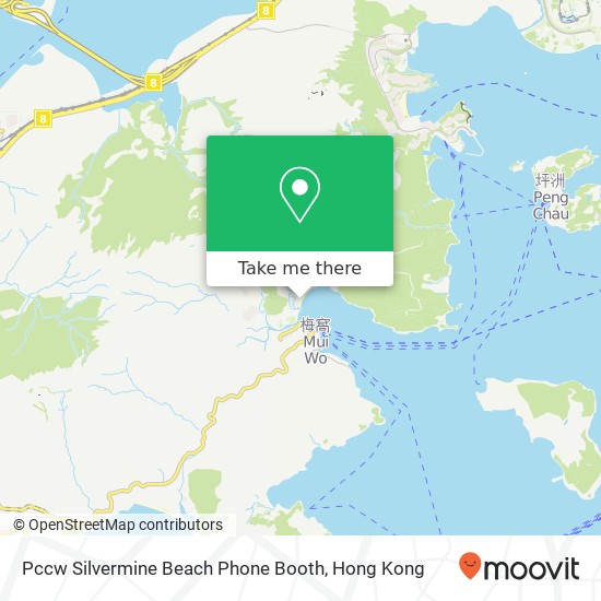 Pccw Silvermine Beach Phone Booth map