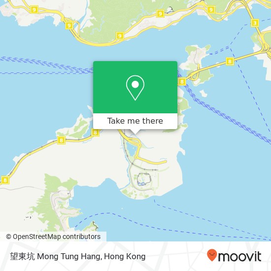 望東坑 Mong Tung Hang map