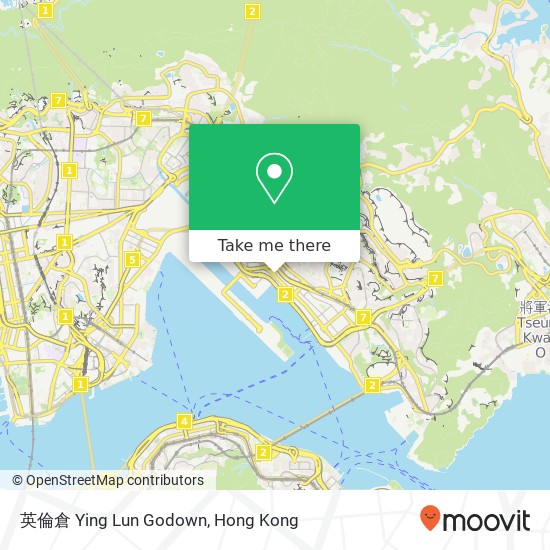 英倫倉 Ying Lun Godown map