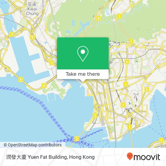 潤發大廈 Yuen Fat Building map
