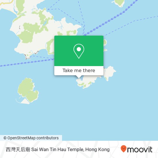 西灣天后廟 Sai Wan Tin Hau Temple map