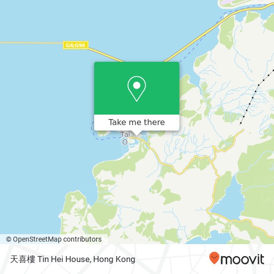 天喜樓 Tin Hei House map