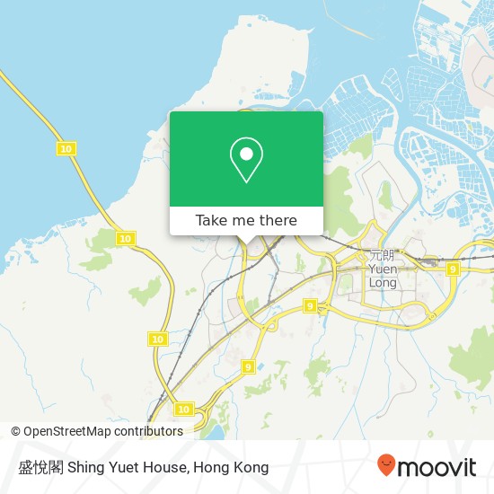 盛悅閣 Shing Yuet House map