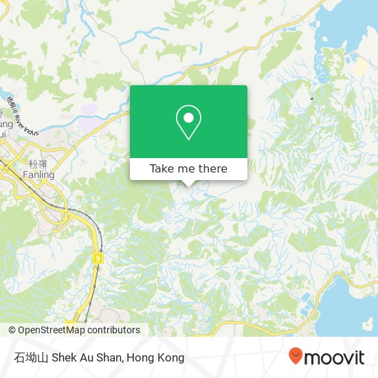 石坳山 Shek Au Shan map