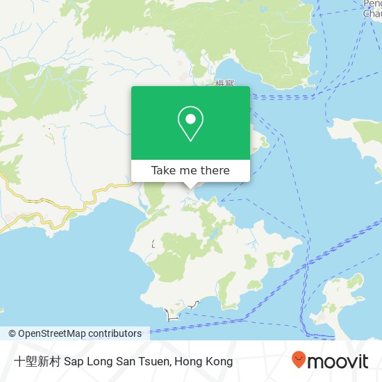 十塱新村 Sap Long San Tsuen map