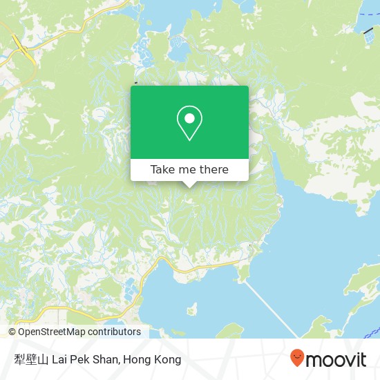 犁壁山 Lai Pek Shan map