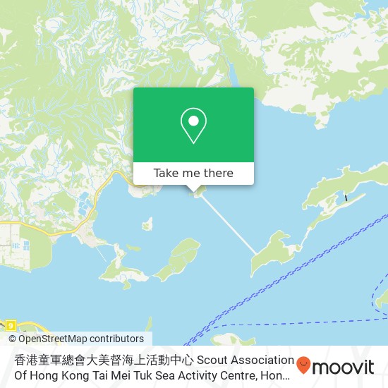 香港童軍總會大美督海上活動中心 Scout Association Of Hong Kong Tai Mei Tuk Sea Activity Centre map