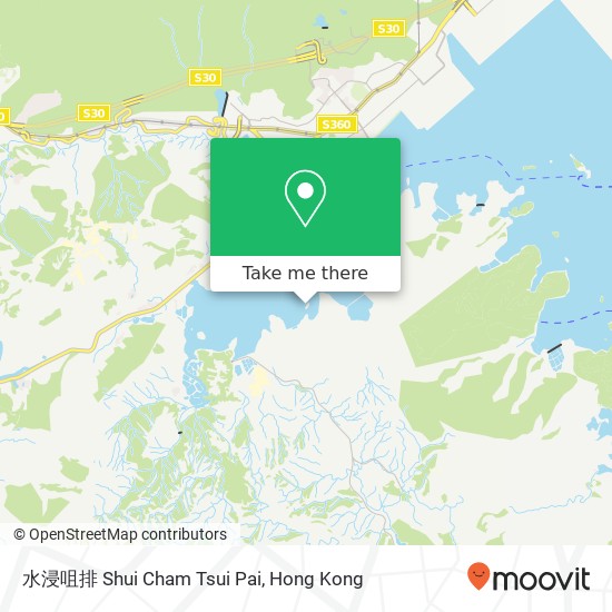 水浸咀排 Shui Cham Tsui Pai map