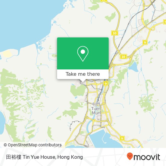 田裕樓 Tin Yue House map