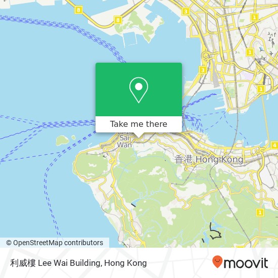 利威樓 Lee Wai Building map