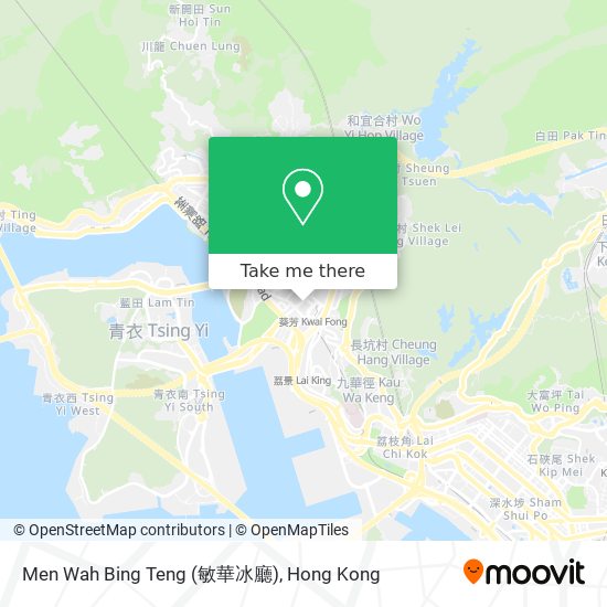 Men Wah Bing Teng (敏華冰廳) map