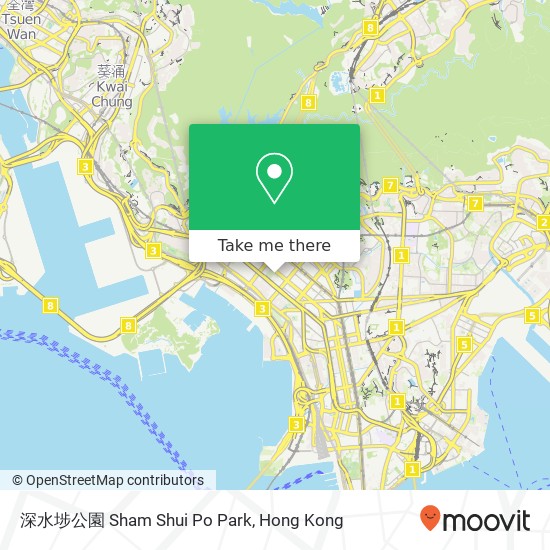 深水埗公園 Sham Shui Po Park map