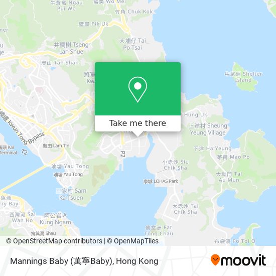 Mannings Baby (萬寧Baby) map