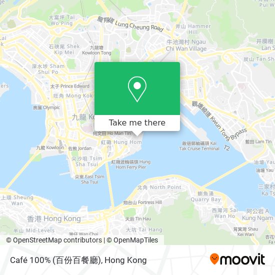 Café 100% (百份百餐廳) map