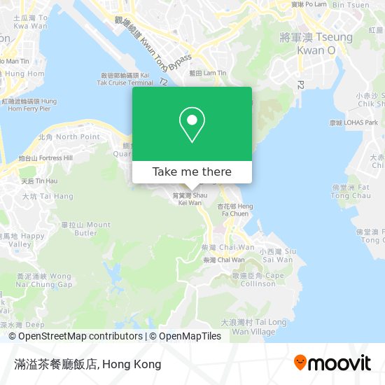 滿溢茶餐廳飯店 map