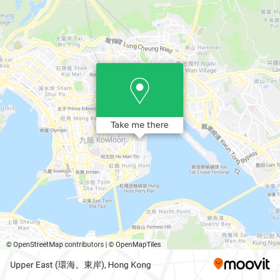 Upper East (環海。東岸)地圖