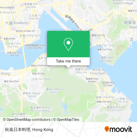 秋嵐日本料理 map