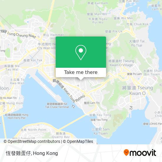 恆發雞蛋仔 map