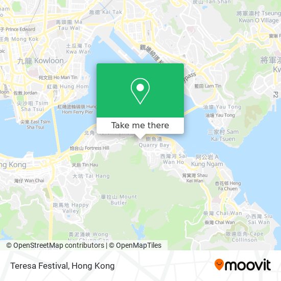 Teresa Festival map