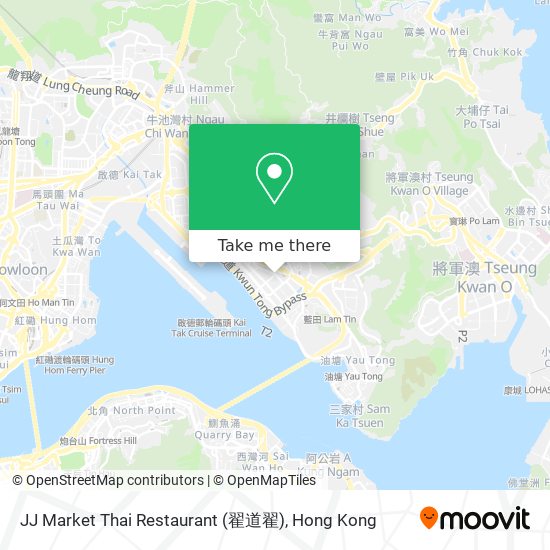 JJ Market Thai Restaurant (翟道翟)地圖