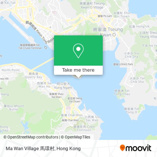 Ma Wan Village 馬環村 map