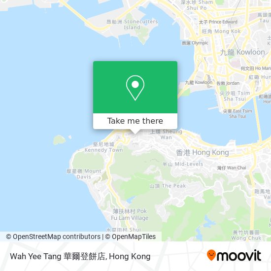 Wah Yee Tang 華爾登餅店 map