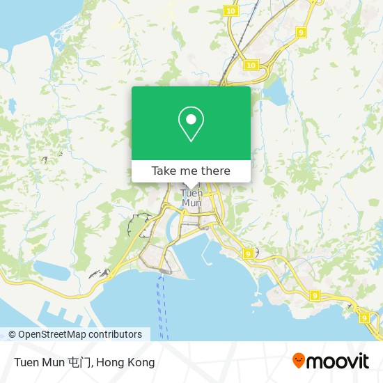 Tuen Mun 屯门 map