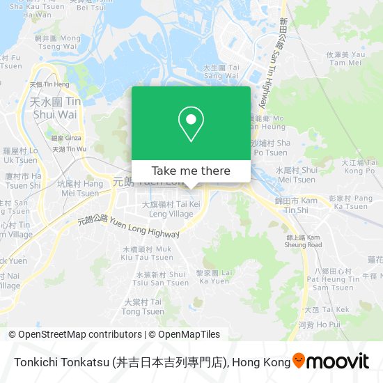 Tonkichi Tonkatsu (丼吉日本吉列專門店) map