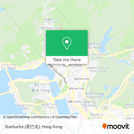 Starbucks (星巴克) map