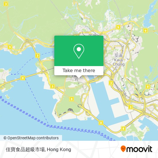 佳寶食品超級市場 map